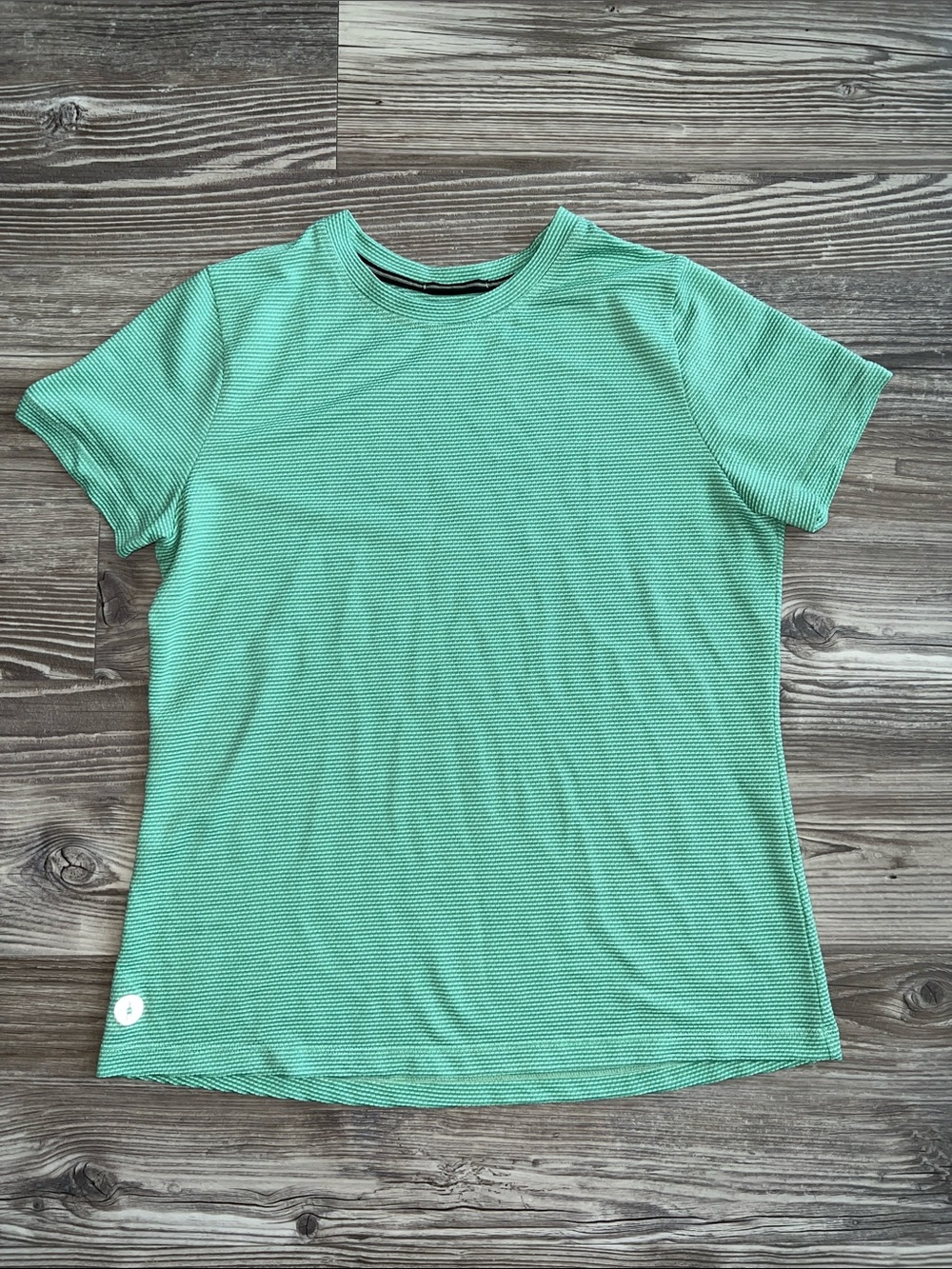 Smartwool Women's Active Mesh Short Sleeve Shirt Matcha Zen Heather Size Small